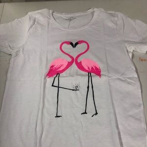 JCrew Collector Tee. Size Small. Flamingo.